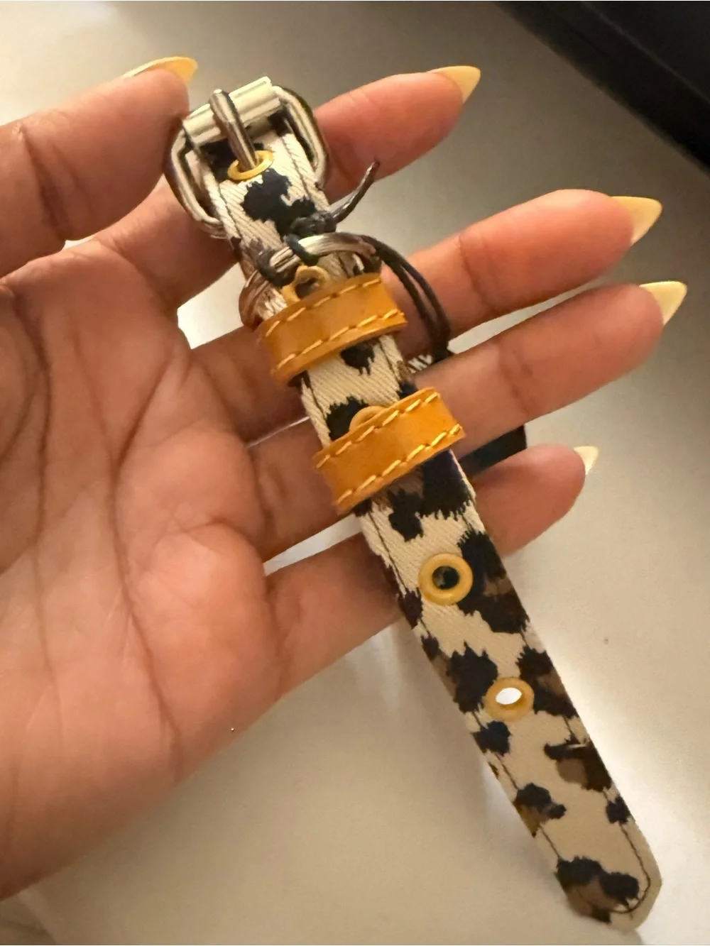 Ware of the Dog from Saks Fifth Avenue Leopard-Print Dog Collar